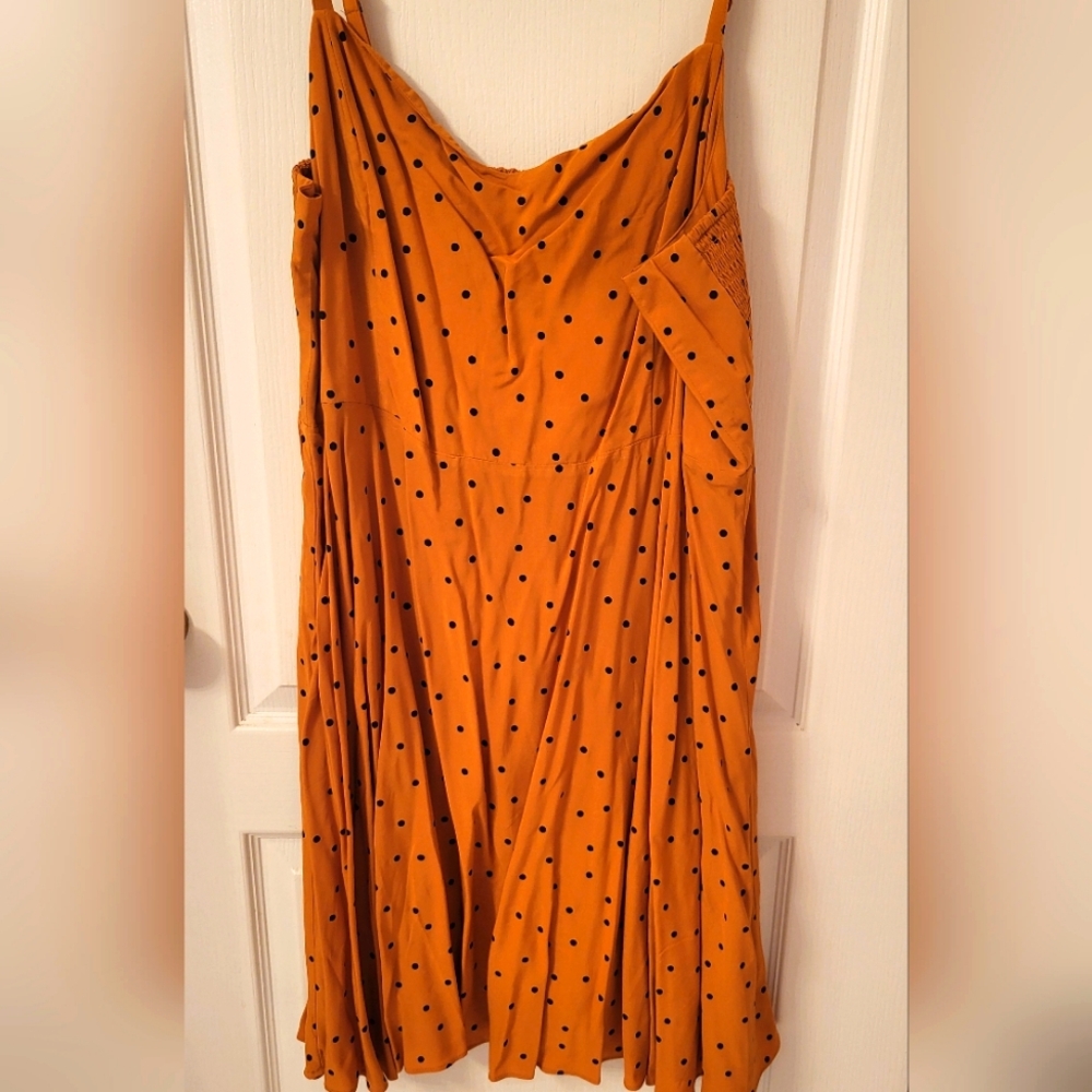 Yellow Polka Dot Camisole Dress